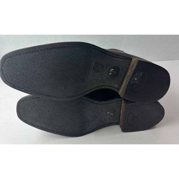 *Flawed R.M. Williams Craftsman Boots Men’s 9.5 F Brown Leather Chelsea Pull-On - Picture 7 of 16